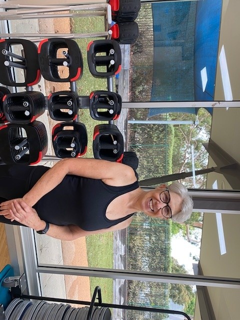 Image of Kate in group fitness studio