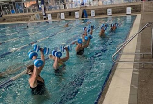 Seniors' swim class