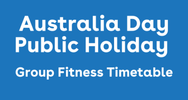 australia day group fitness timetable