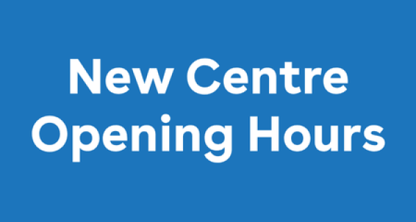 image tile for 'New Opening Hours' Information