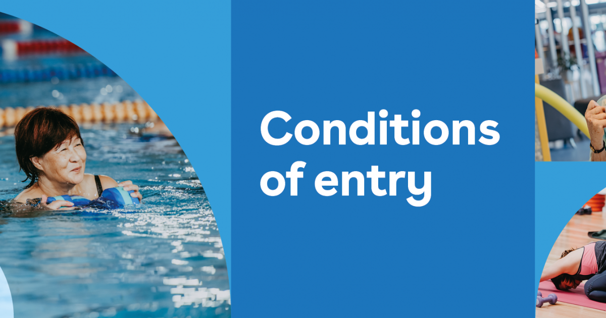 Conditions of entry Aqualink