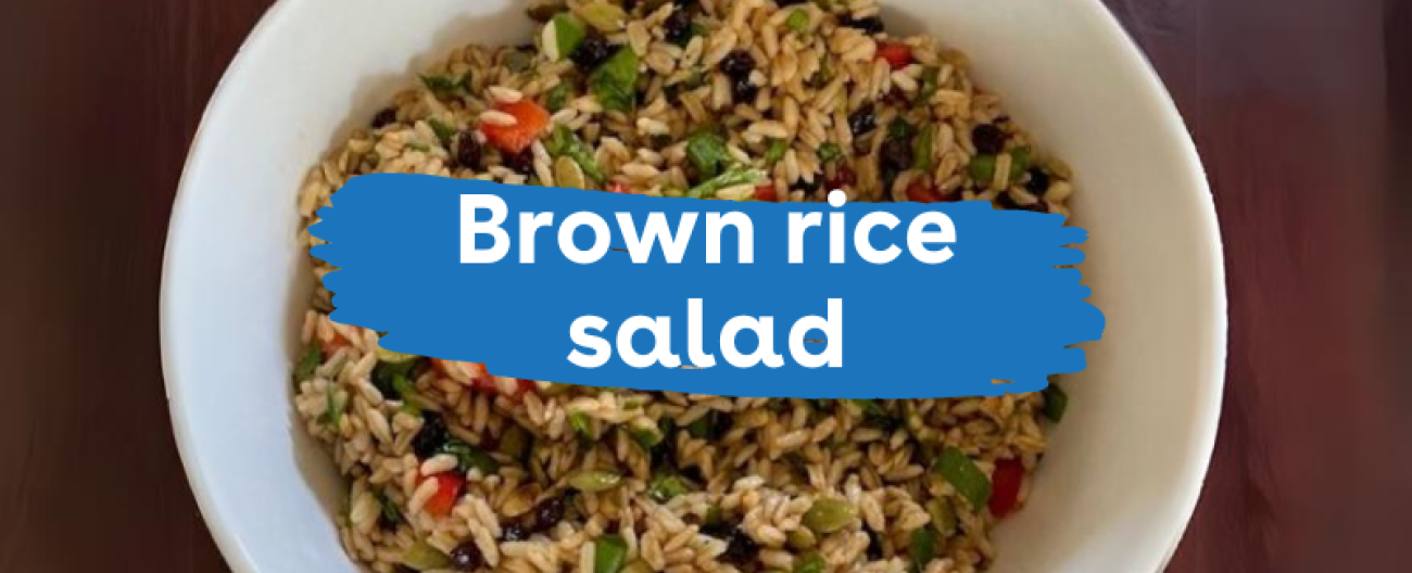 Brown rice salad